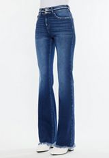 KanCan&trade; High Rise Curvy Double Button Bootcut Jean, C258, small