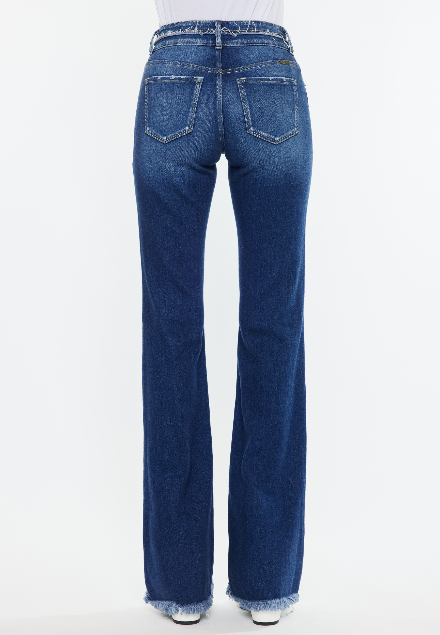 KanCan&trade; High Rise Curvy Double Button Bootcut Jean, C258, large