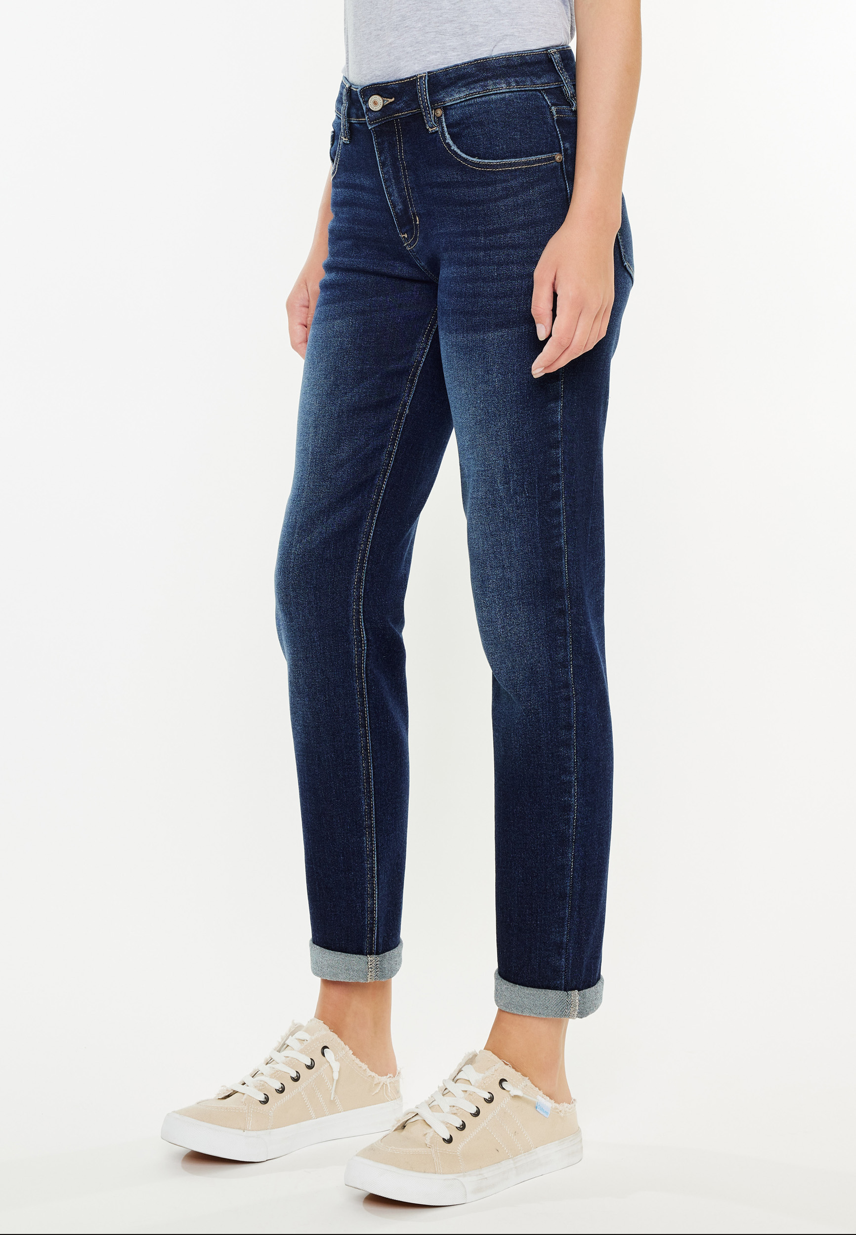 KanCan™ Dark High Rise Boyfriend Jean