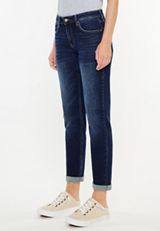 KanCan&trade; Dark High Rise Boyfriend Jean, , small