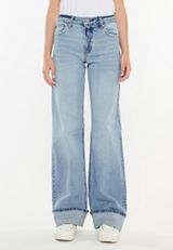 KanCan&trade; High Rise Cuffed Wide Leg Jean, C3337, small