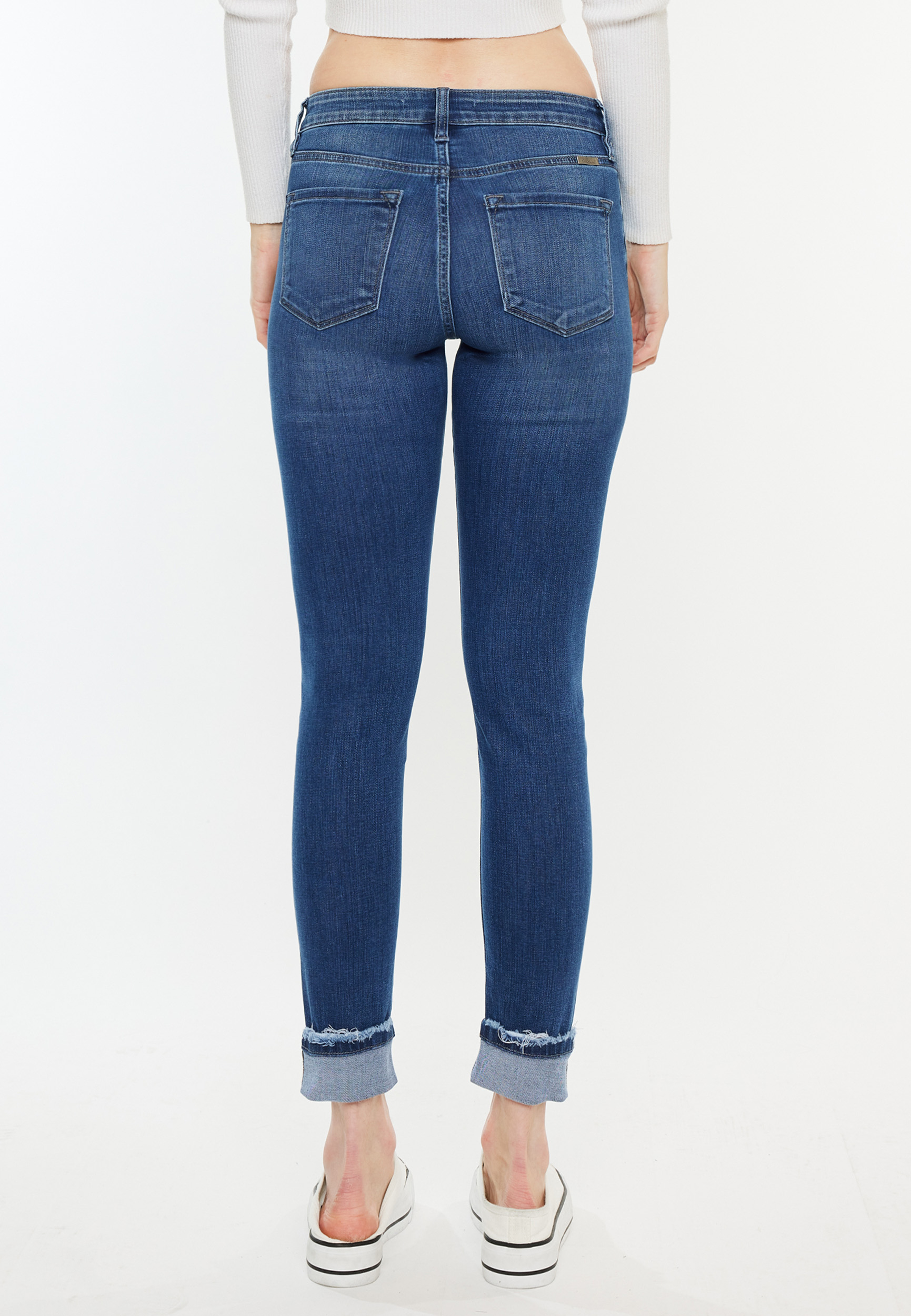 KanCan&trade; High Rise Cuffed Skinny Ankle Jean, C3337, large