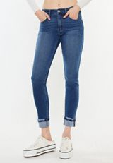KanCan&trade; High Rise Cuffed Skinny Ankle Jean, C3337, small