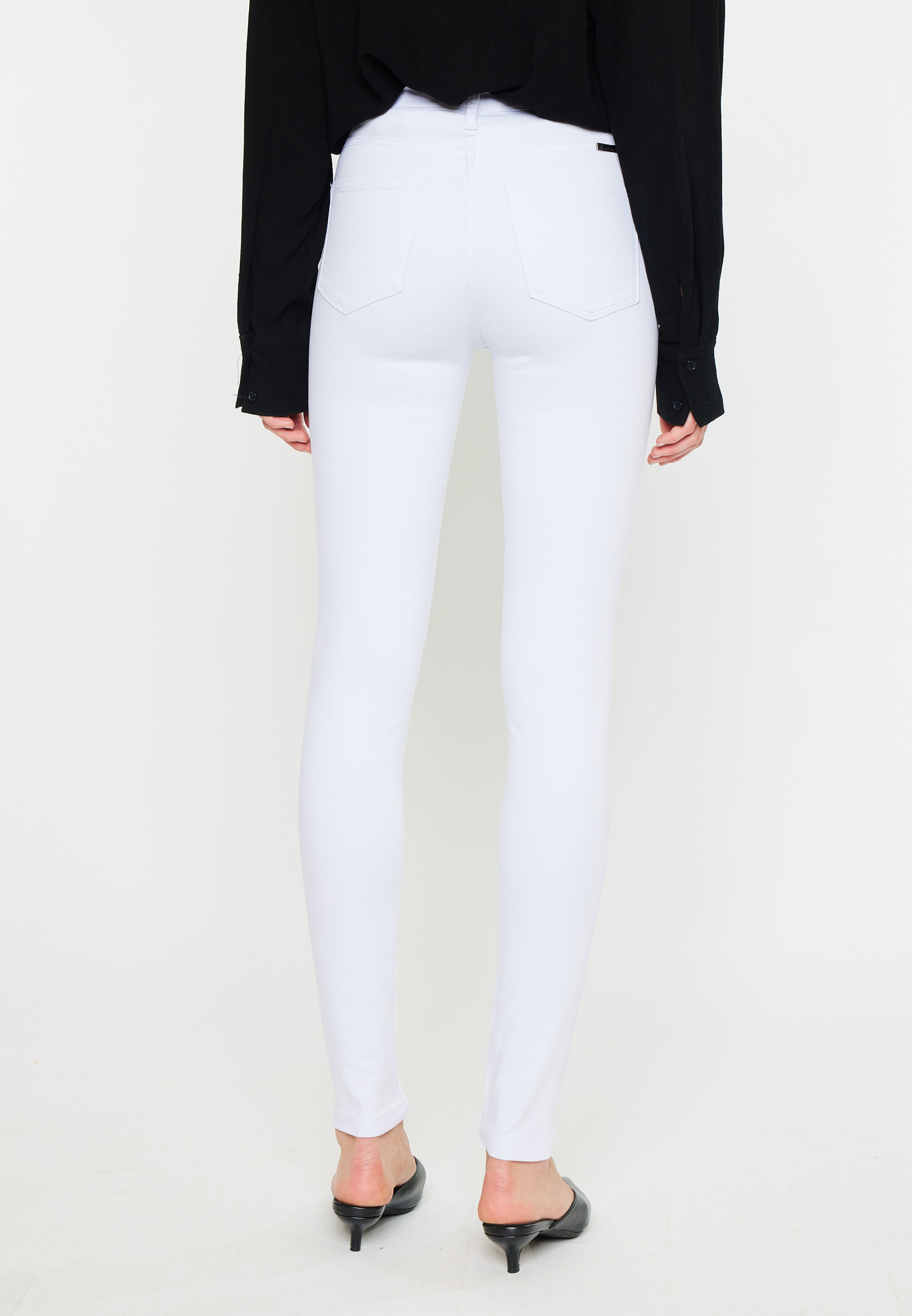 KanCan&trade; White High Rise Skinny Jean, C223, large