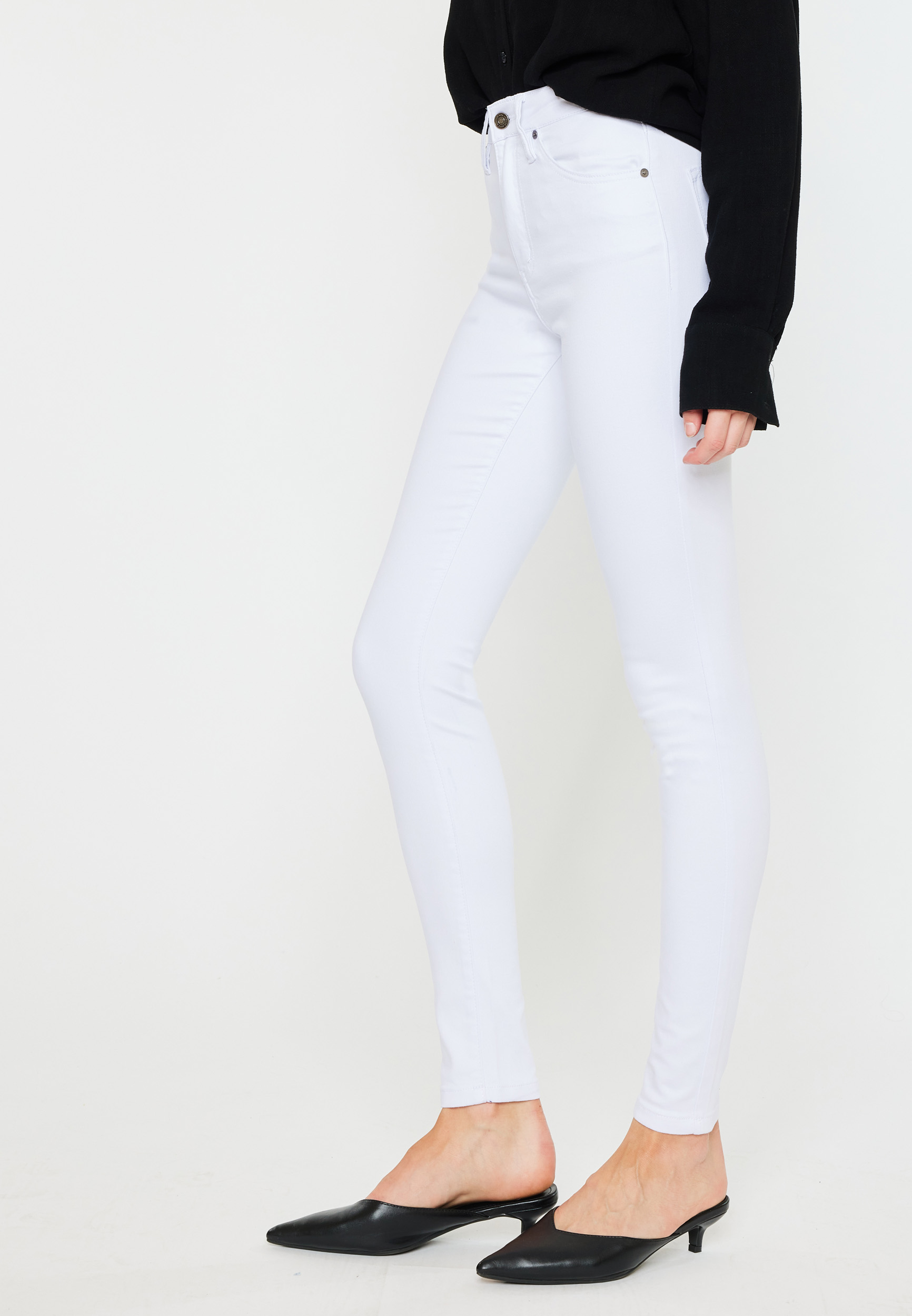 KanCan&trade; White High Rise Skinny Jean, C223, large