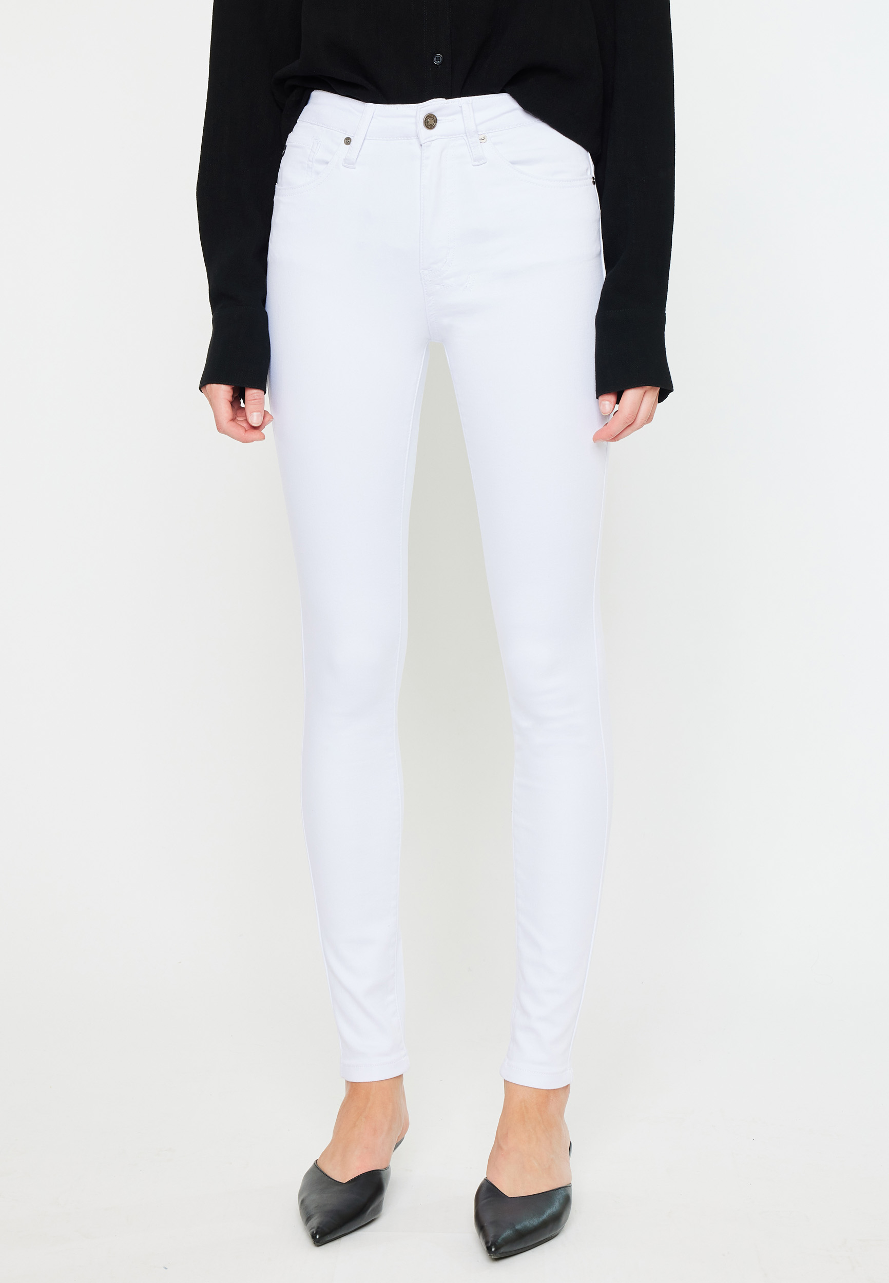 KanCan&trade; White High Rise Skinny Jean, C223, large
