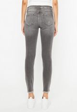 KanCan&trade; Gray High Rise Ripped Hem Skinny Jean, C829, small
