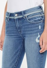 KanCan&trade; Mid Rise Frayed Hem Skinny Jean, MEDIUM SANDBLAST, small
