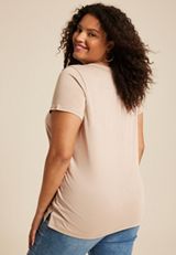 Plus Size Witches Brew Classic Fit Graphic Tee, TAUPE, small