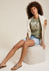 Americana Floral USA Classic Fit Graphic Tank, C186, small