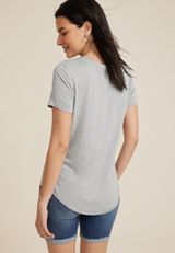 Snoopy Go With The Flow Classic Fit Graphic Tee, C151, small