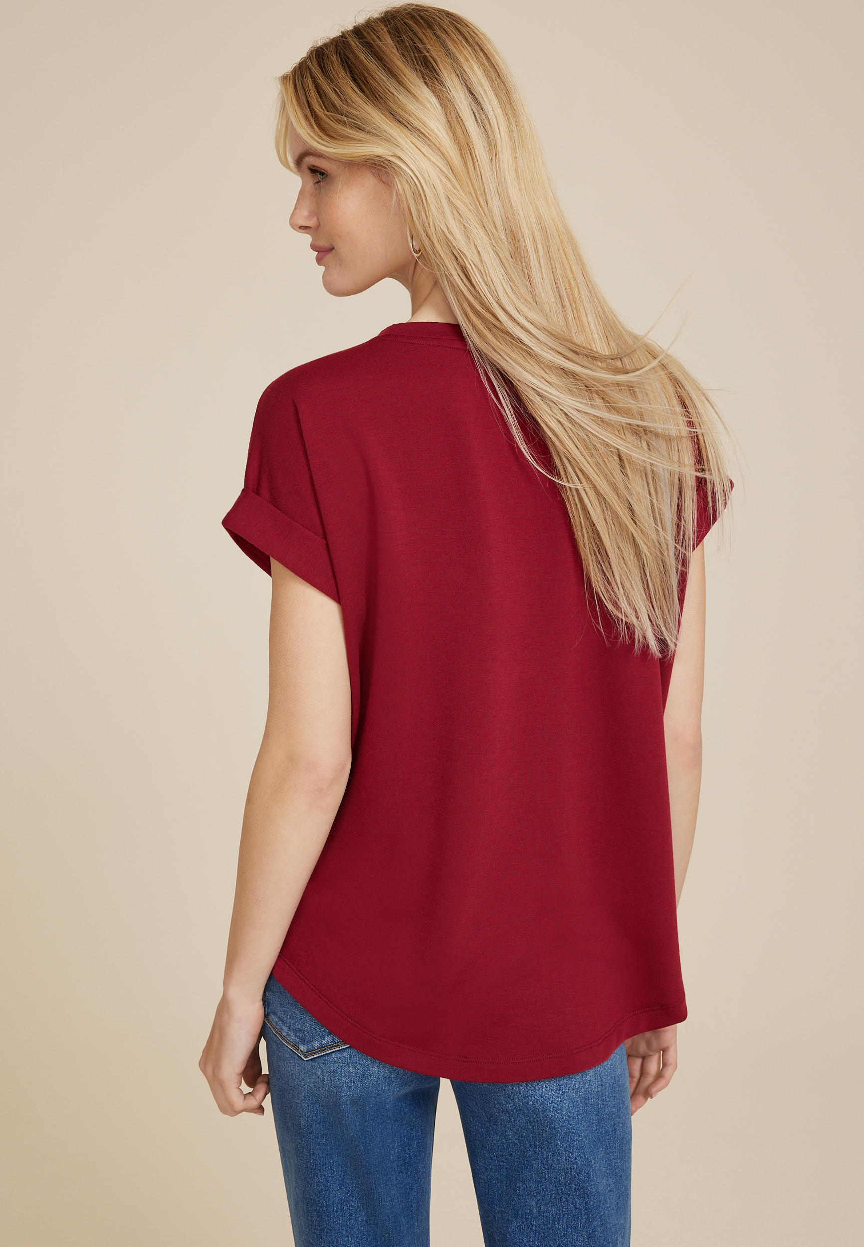 24/7 Clara Short Sleeve Tee, C830, large