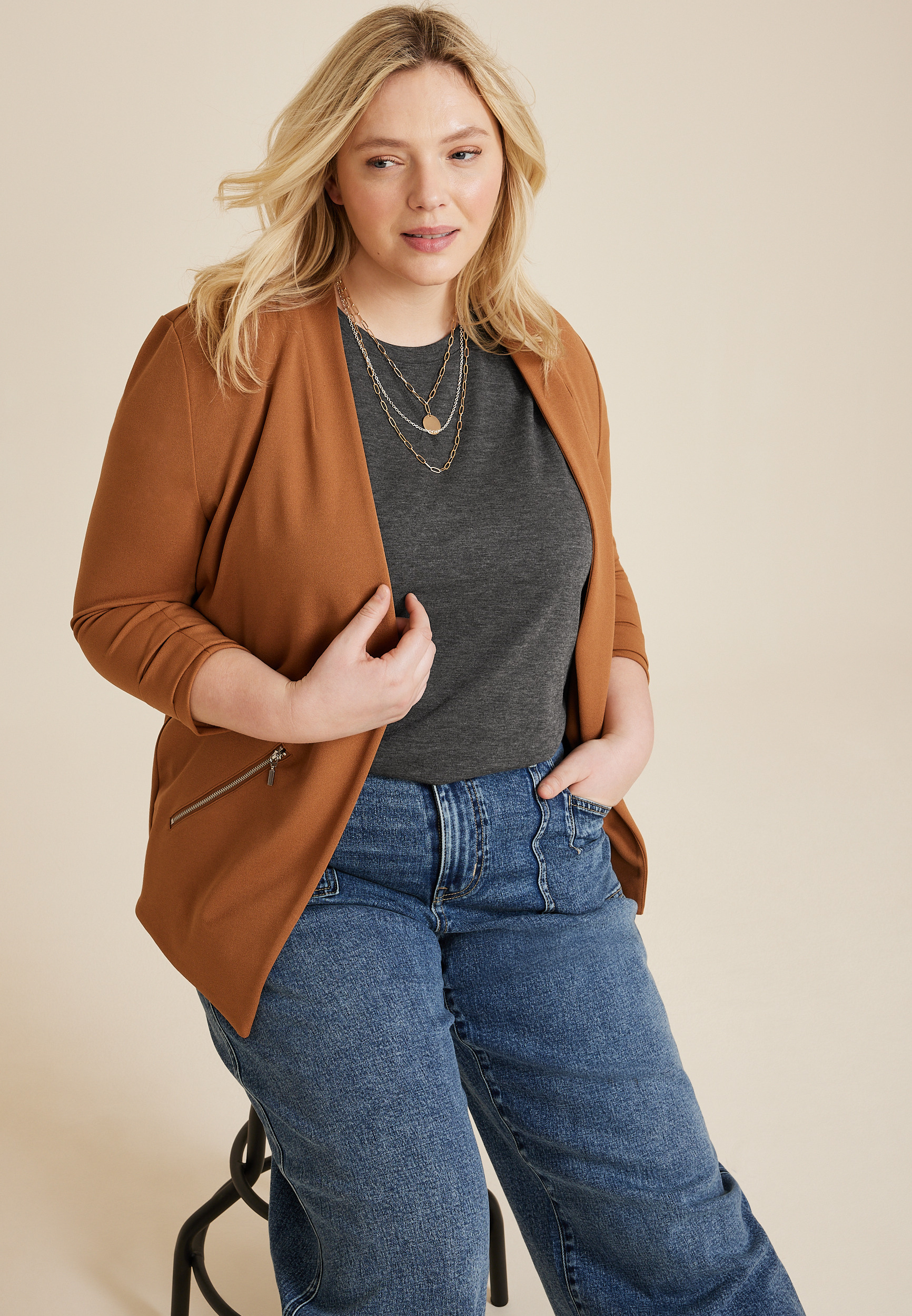 Plus Size 24/7 Clara Short Sleeve Tee, C3017, large