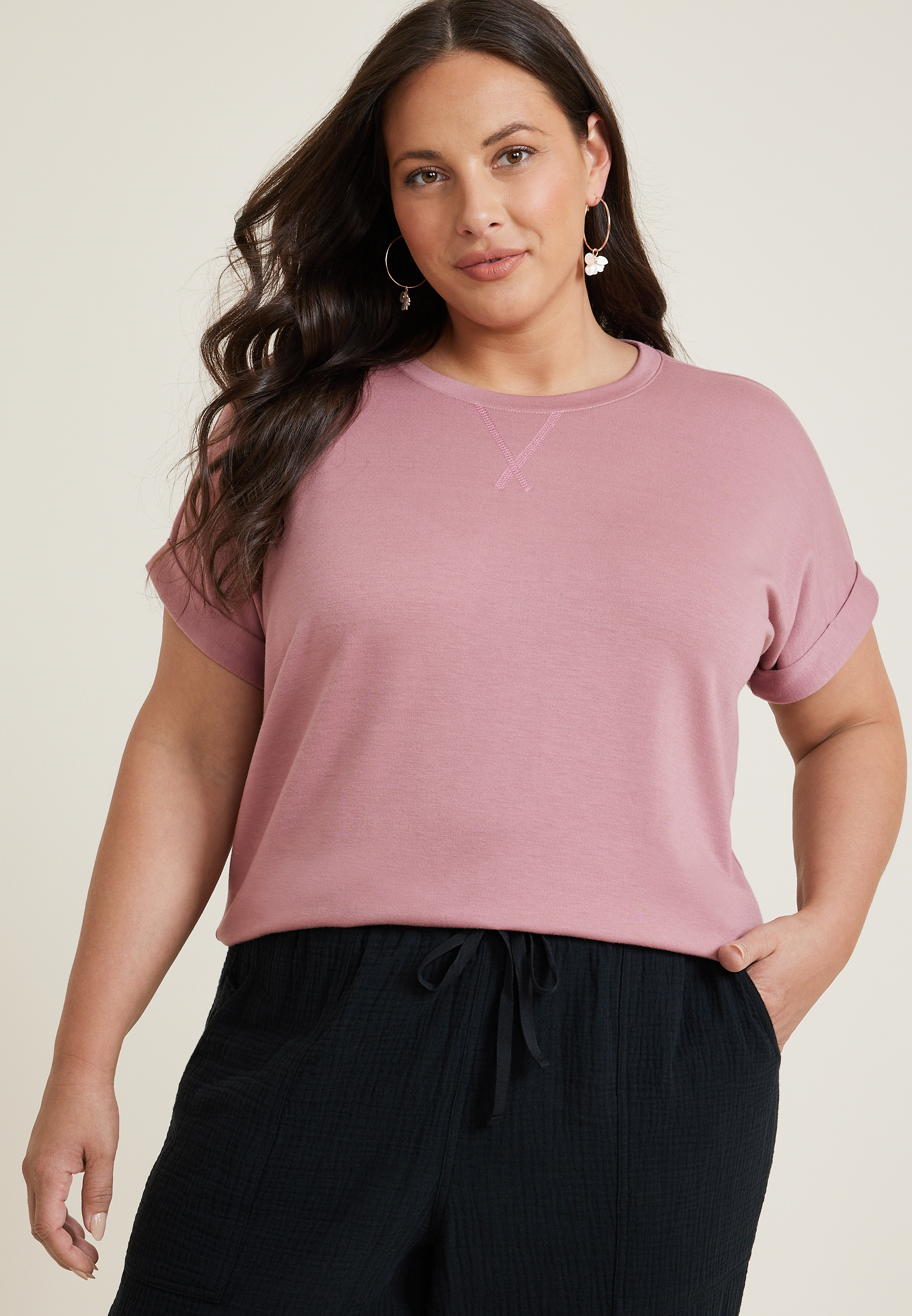 Plus 24/7 Clara Short Sleeve Tee