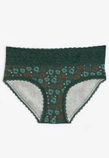 Simply Comfy Cotton Pumpkin Hipster Panty, Teal Combo, small