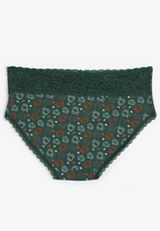 Simply Comfy Cotton Pumpkin Hipster Panty, Teal Combo, small