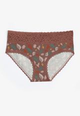 Simply Comfy Cotton Leaves Hipster Panty, C894, small
