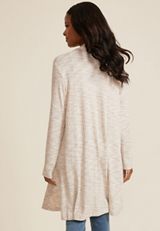 Rib Knit Duster Cardigan, C183, small