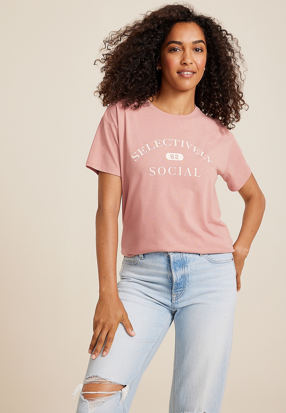 Selectively Social Tee Selectively Social Tee