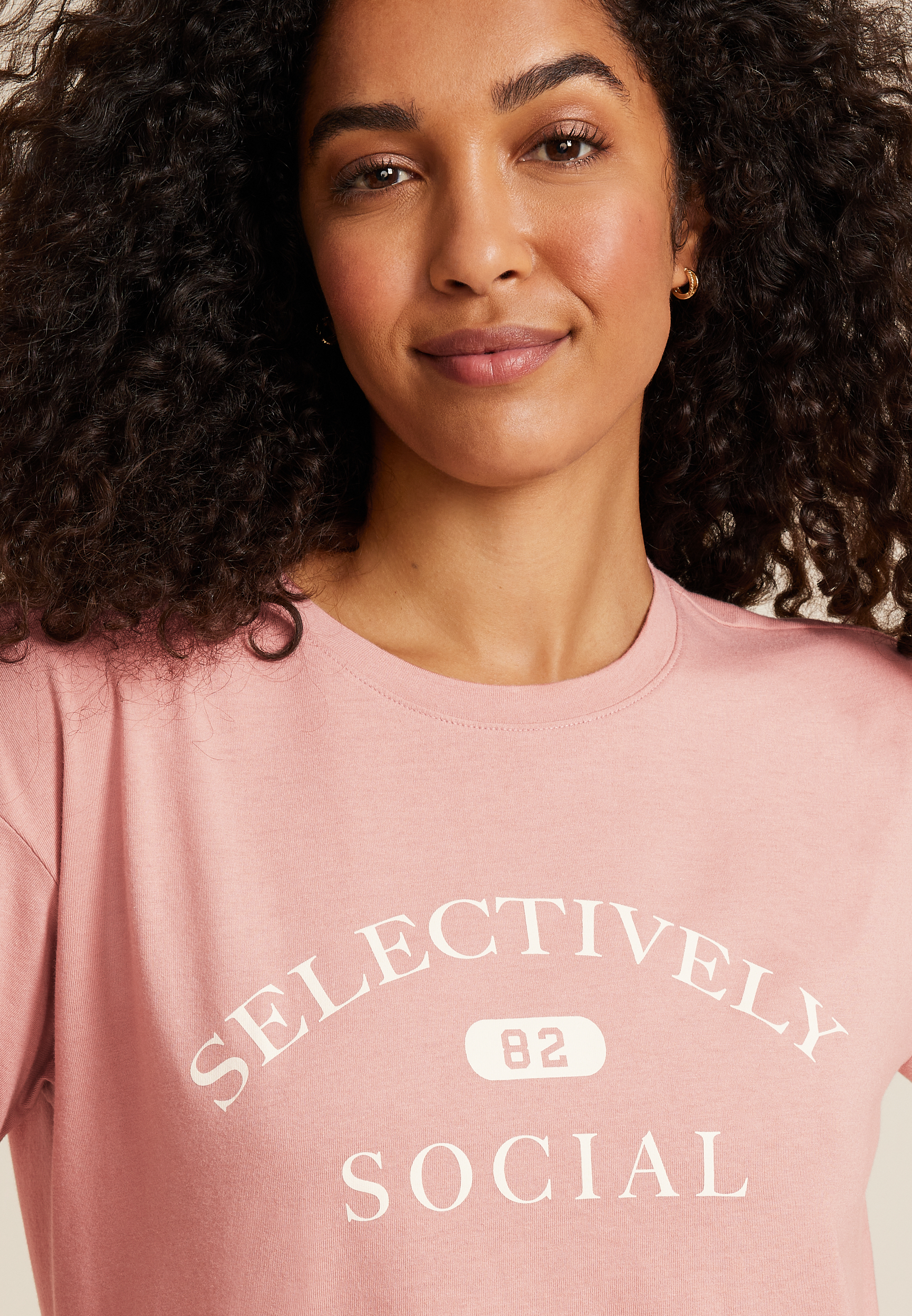 Selectively Social Relaxed Fit Graphic Tee, C9346, large
