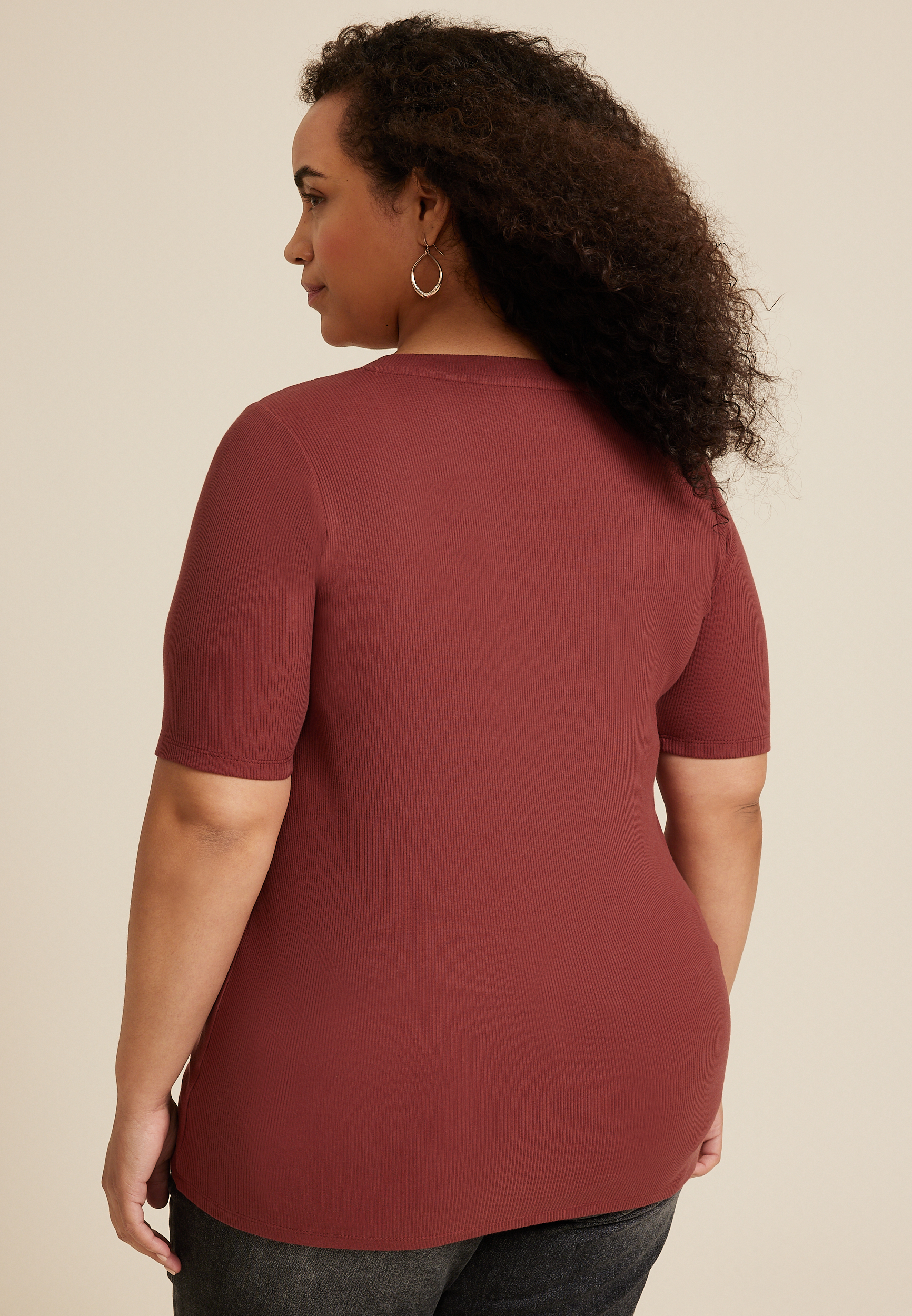 Plus Size 24/7 Jordan Scoop Neck Tee, C5247, large