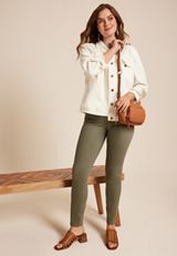 m jeans by maurices&trade; Olive High Rise Sculpt Skinny Jean, , small