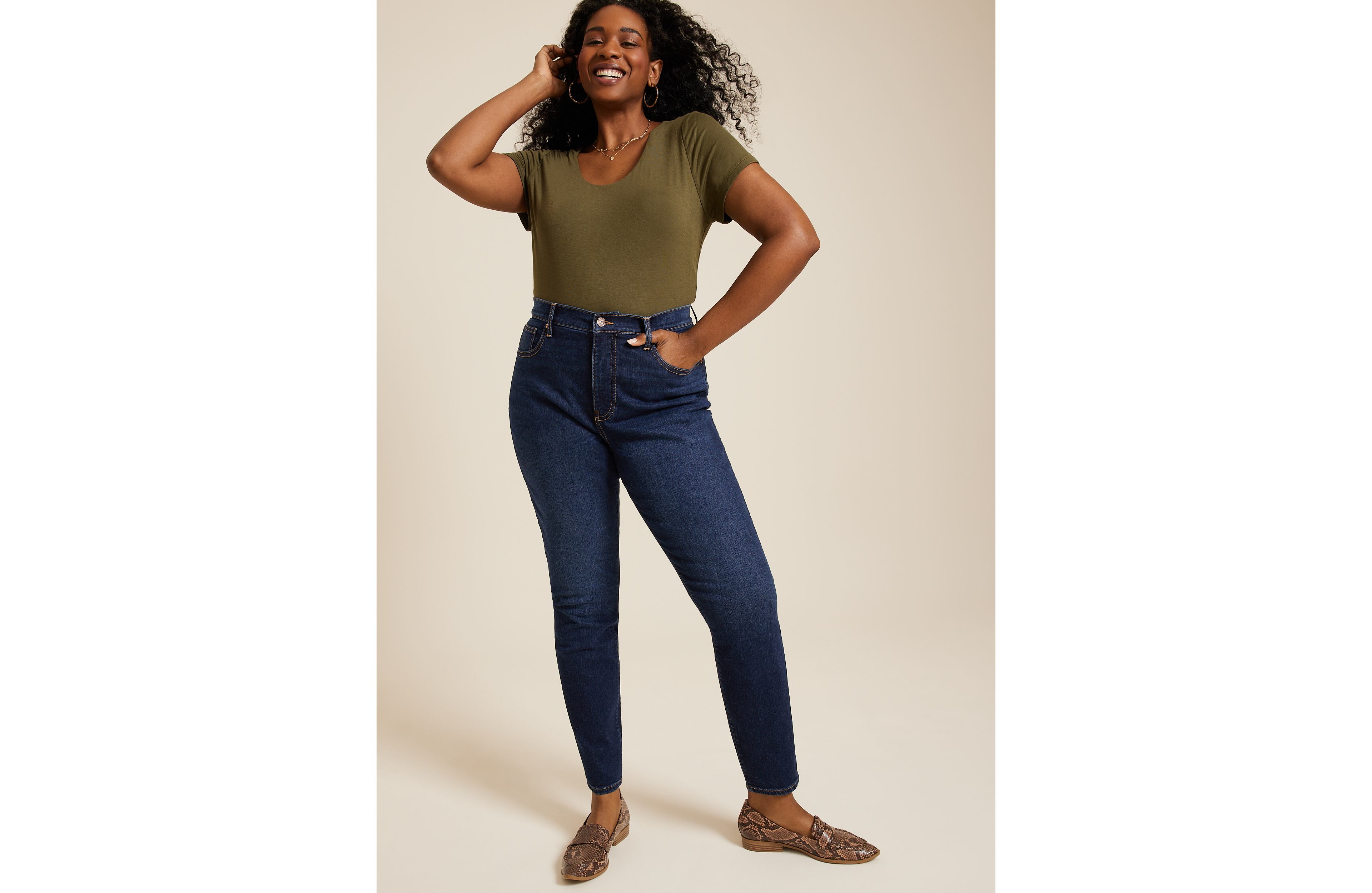 Plus m jeans by maurices™ Dark High Rise Sculpt Skinny Jean