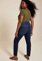 Plus Size m jeans by maurices&trade; Dark High Rise Sculpt Skinny Jean, C258, small