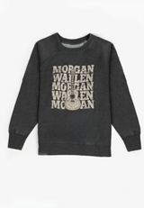 Plus Size Morgan Wallen Guitar Sweatshirt, CHARCOAL, small