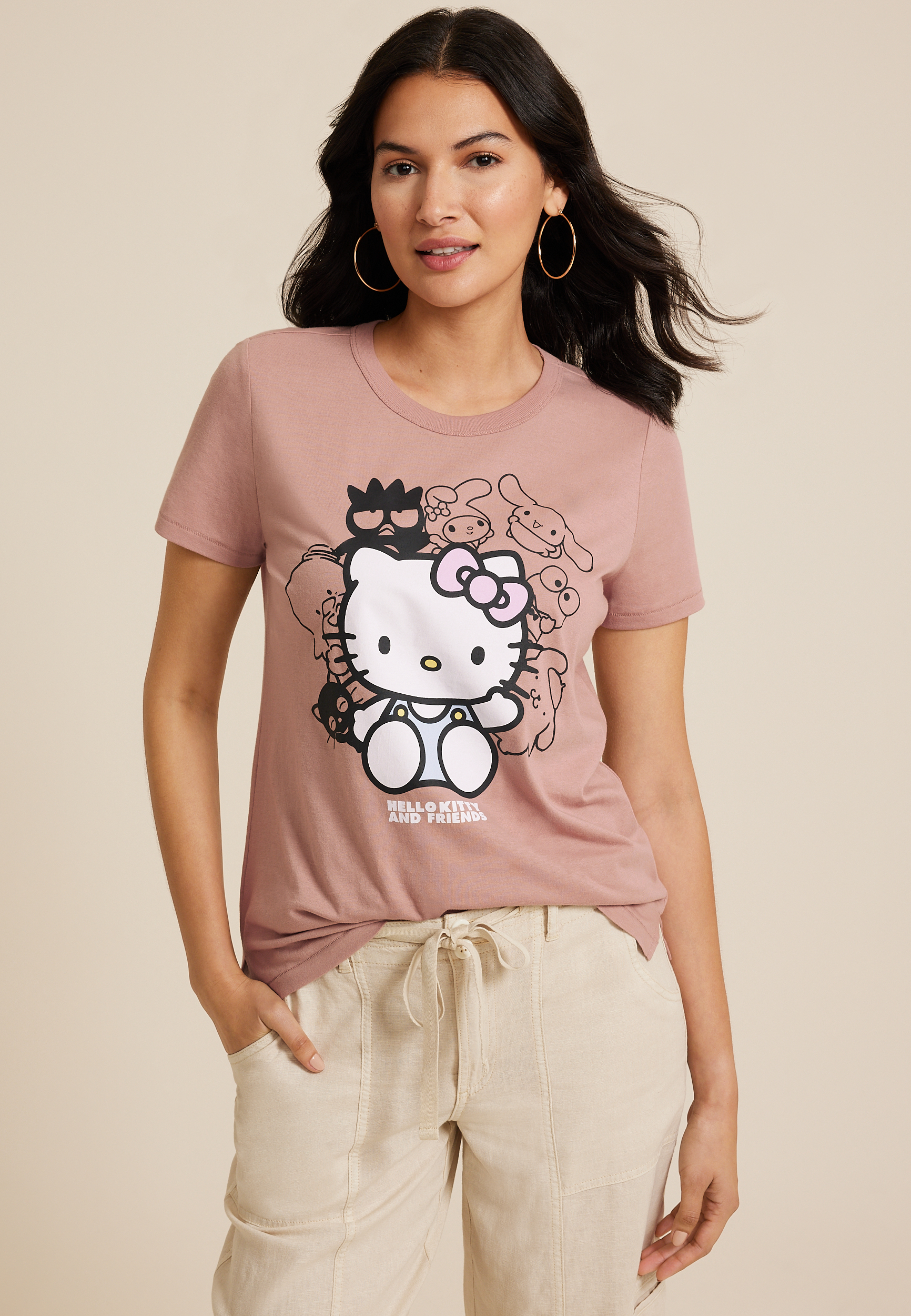 Hello Kitty And Friends Classic Fit Graphic Tee