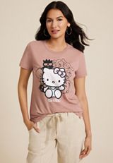 Hello Kitty And Friends Classic Fit Graphic Tee, C3343, small
