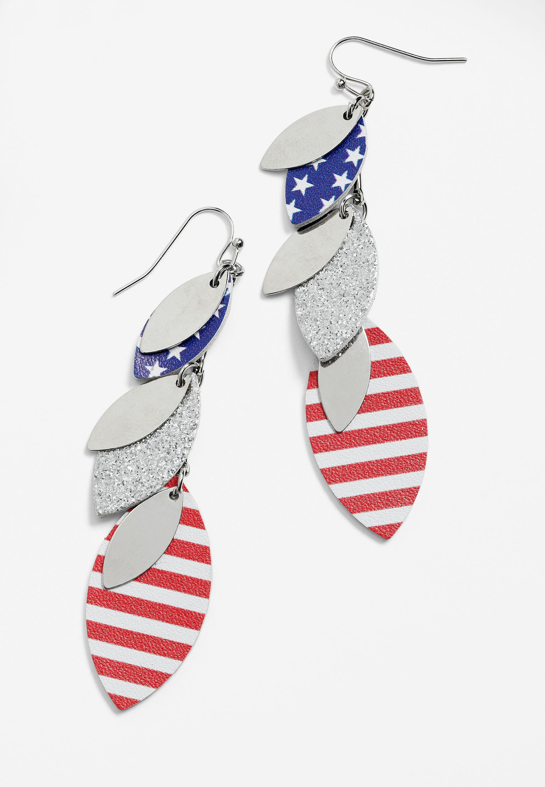 Americana Linear Drop Earrings