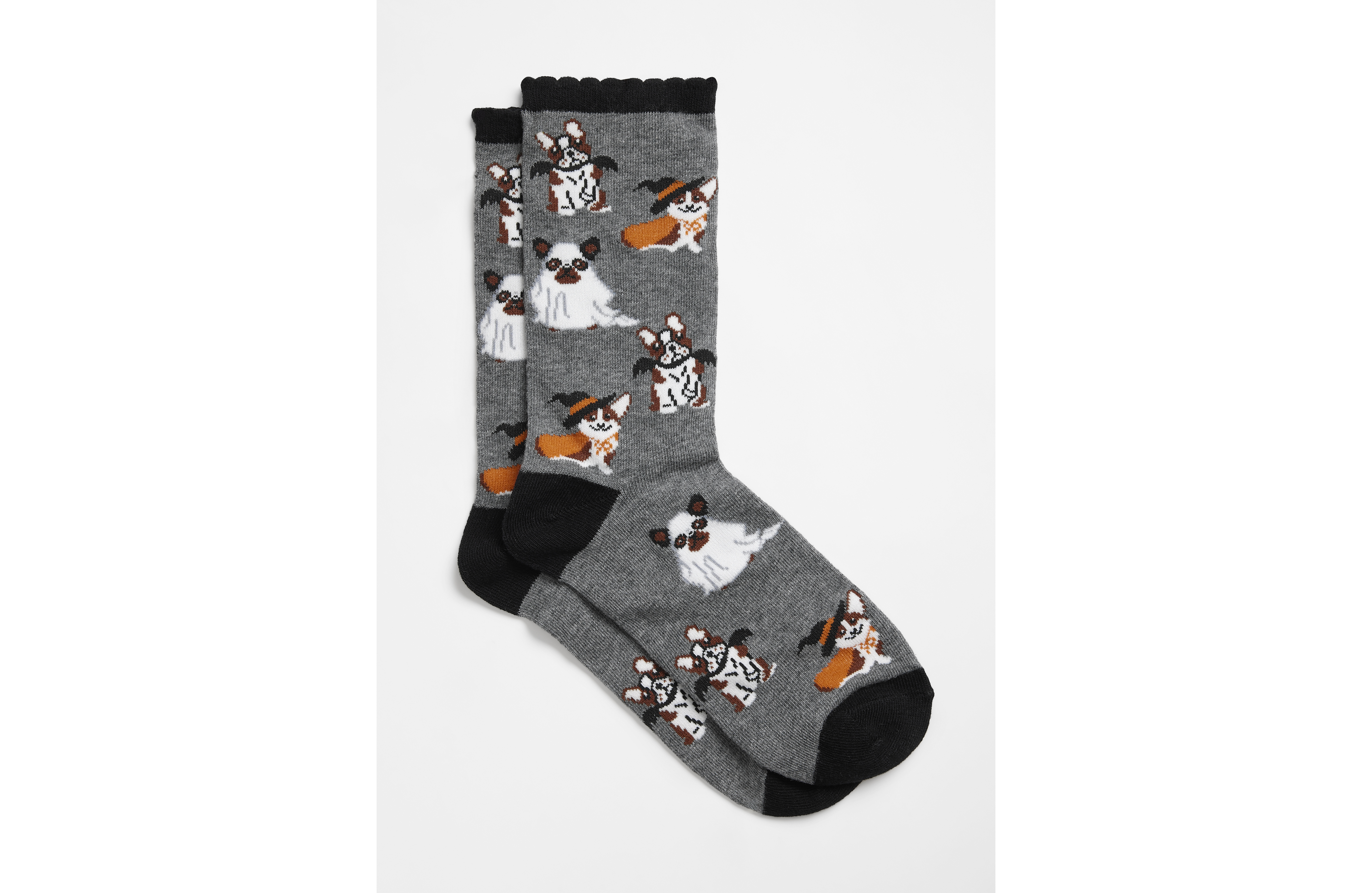 Halloween Dogs Crew sock