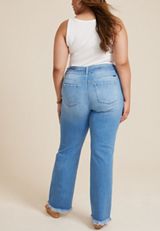 Plus Size KanCan&trade; High Rise Curvy Double Button Bootcut Jean, C2806, small