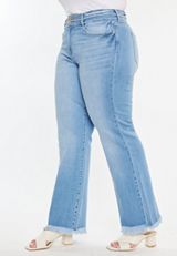 Plus Size KanCan&trade; High Rise Curvy Double Button Bootcut Jean, C2806, small