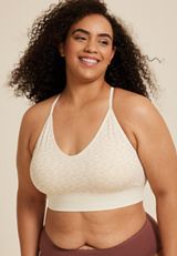 True Stretch Animal Seamless Simple Strap Bralette, , small