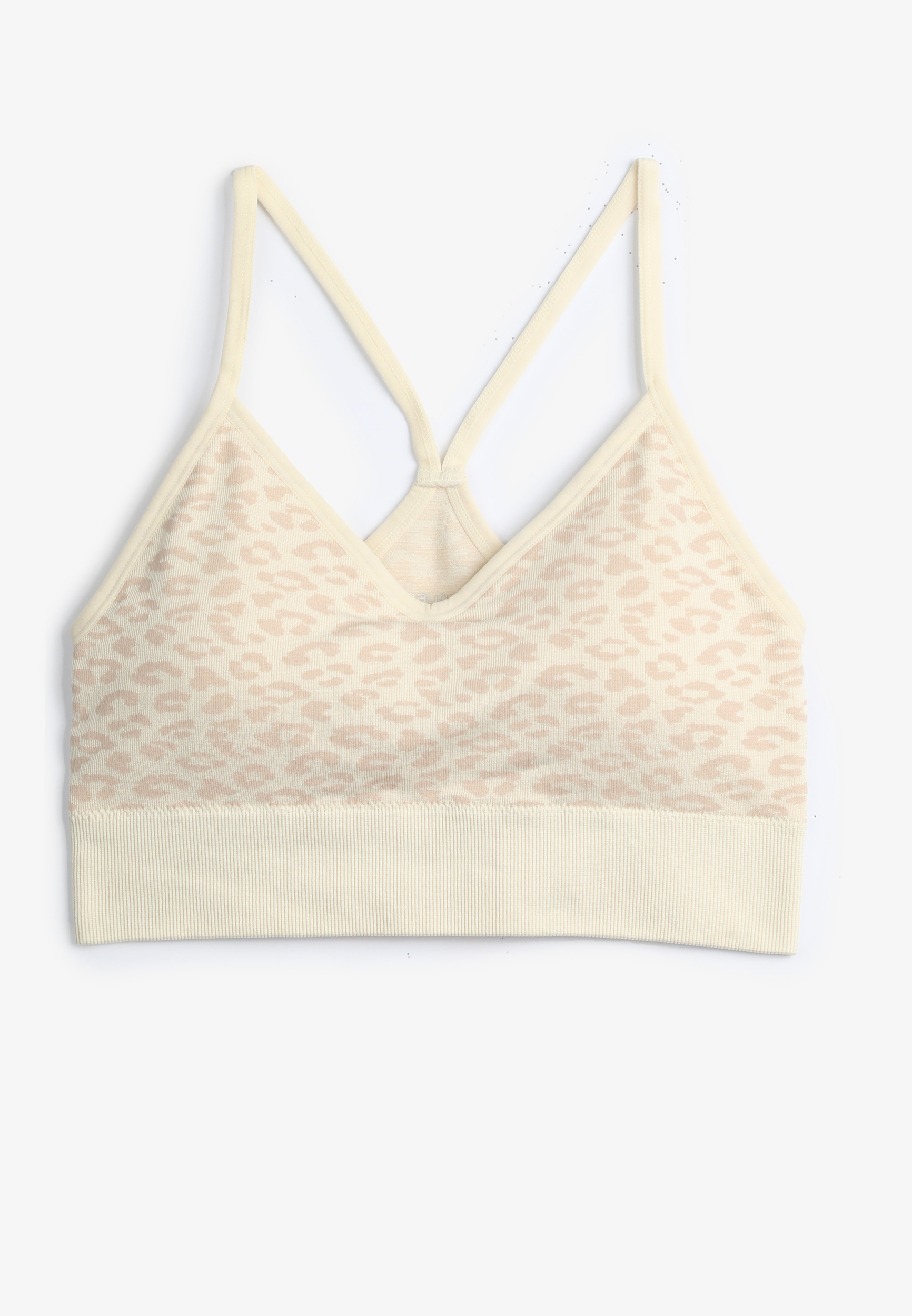 True Stretch Animal Seamless Simple Strap Bralette, , large