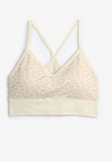 True Stretch Animal Seamless Simple Strap Bralette, , small