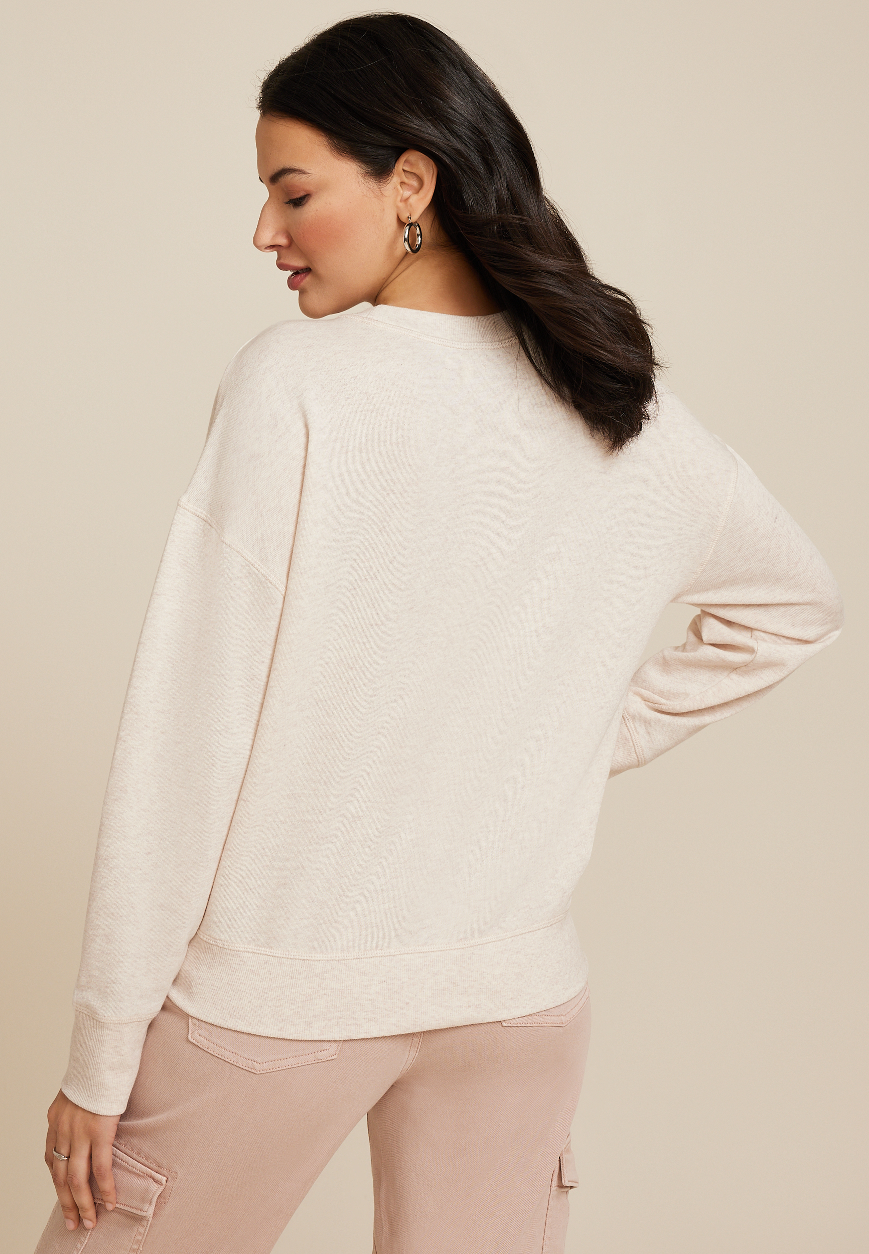 Fueled By Coffee Relaxed Fit Sweatshirt, C2445, large
