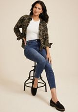 m jeans by maurices&trade; Bi Stretch Mid Rise Jegging, MEDIUM SANDBLAST, small