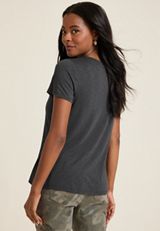 Star Rhinestone Crew Neck Tee, C1876, small