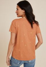 24/7 Dawson Leaves Crew Neck Tee, C7569, small