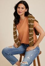 24/7 Dawson Leaves Crew Neck Tee, C7569, small