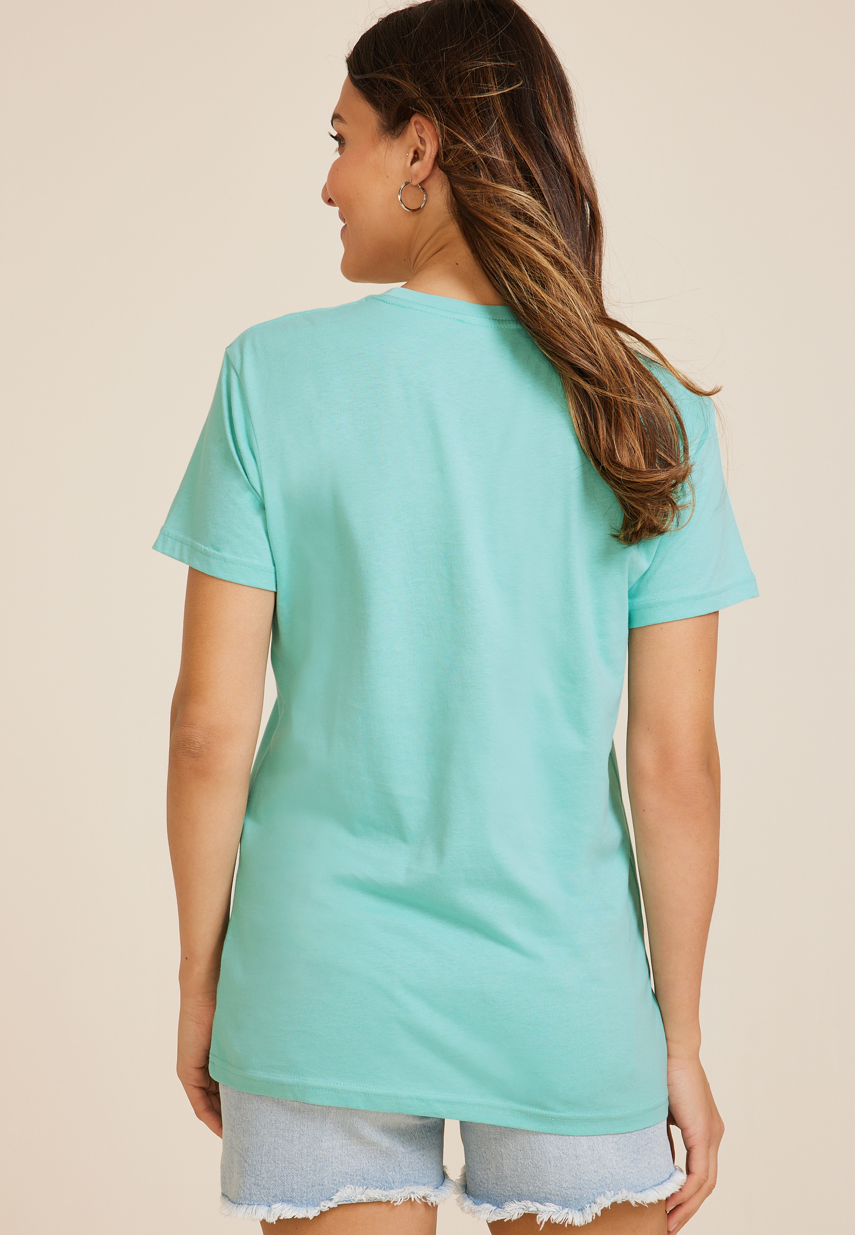 Tequila Lime And Sunshine Oversized Fit Graphic Tee, C212, large