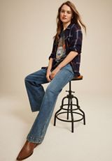 Stay Wild Oversized Fit Graphic Tee, C106, small