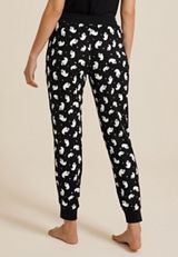 Ghost Pajama Jogger, BLACK/WHITE, small