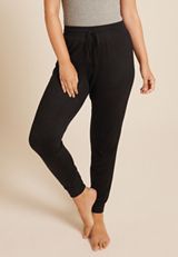 Hacci Jogger Pajama Pant, BLACK, small