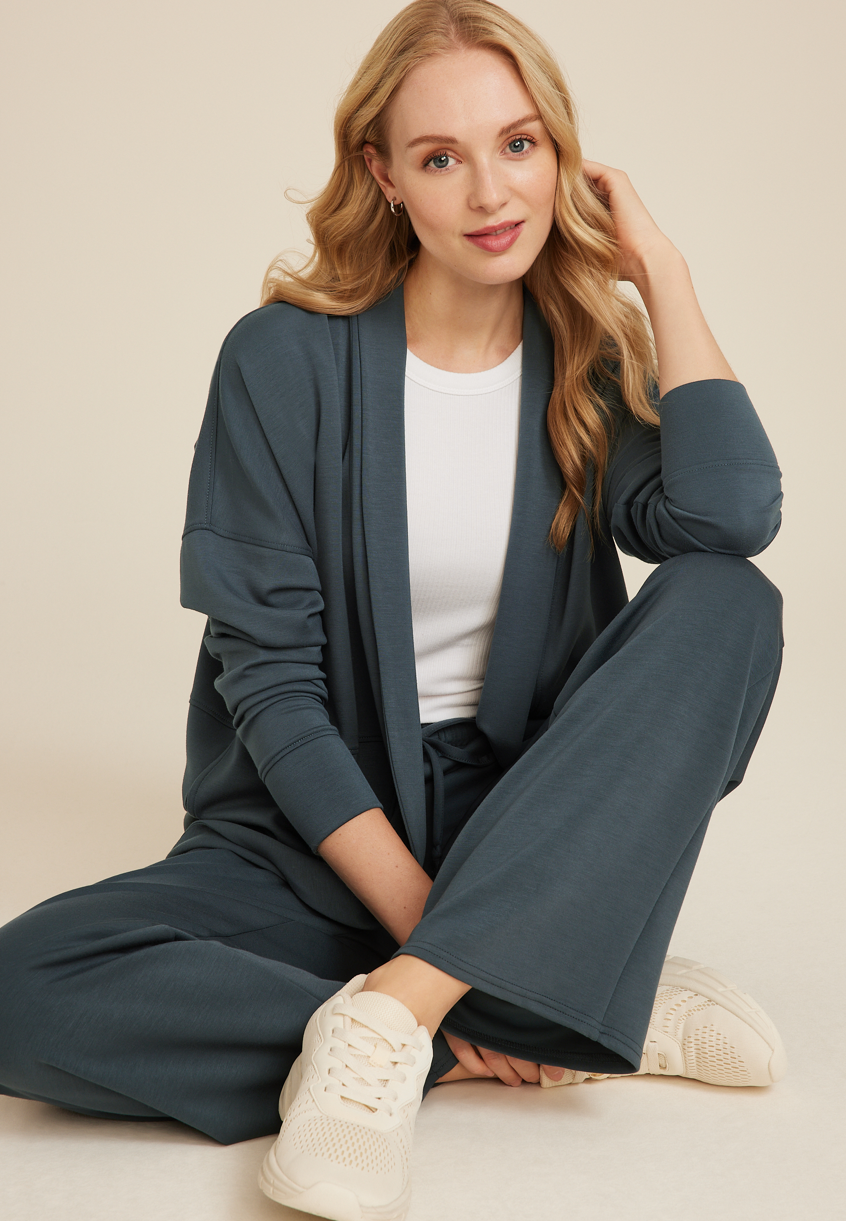 Scuba Knit Cardigan K, C212, large