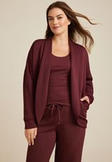 Scuba Knit Cardigan, C9735, small