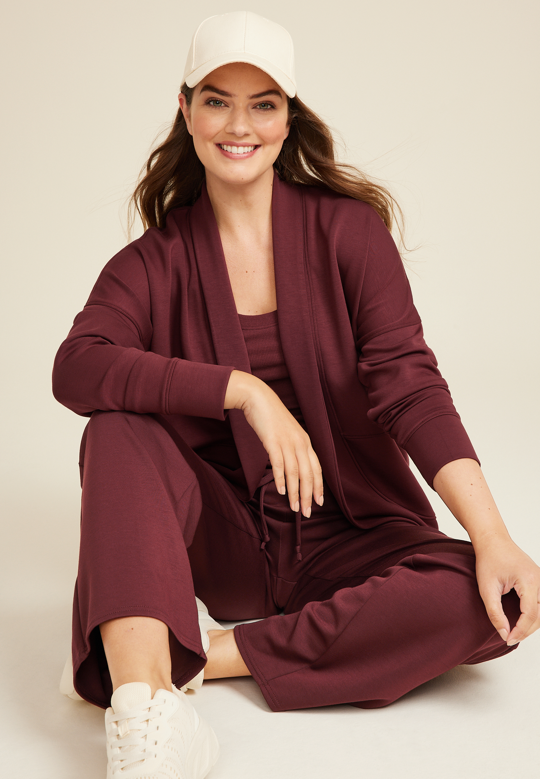 Scuba Knit Cardigan, C9735, large